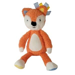 Make Believe Ideas Fox Plush 10" Orange White Stuffed Animal Toy 2021 Ribbon